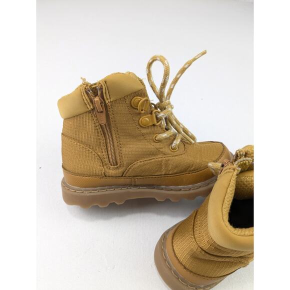Zara Baby Mustard Zip Up Boots - Picture 5 of 8